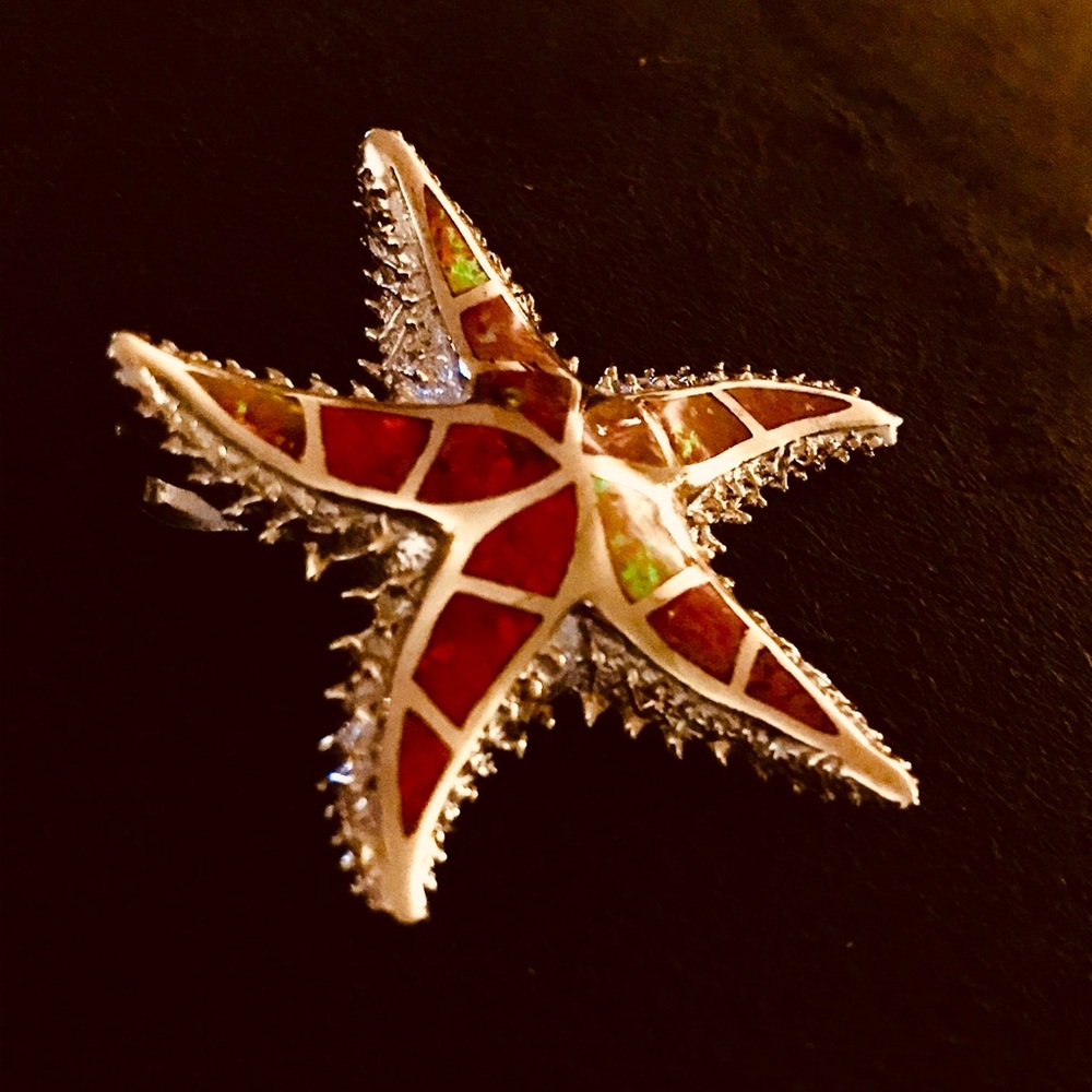 Kovel Floating Starfish Pendant NWOT